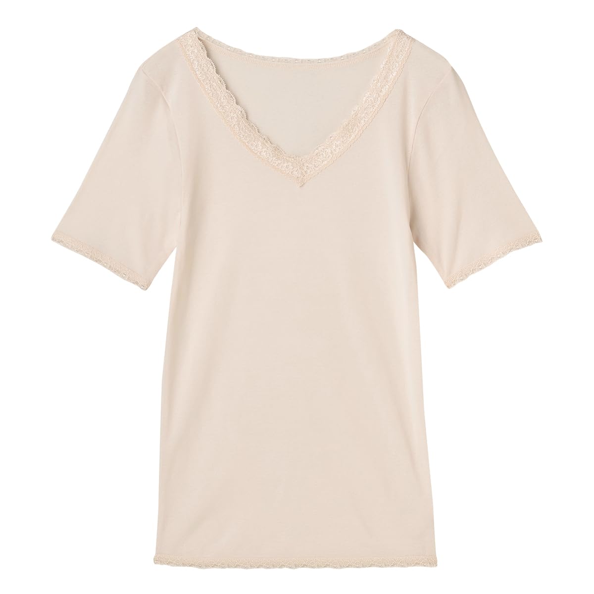 Amazon | [アツギ] 肌着 綿混 吸水速乾 3分袖インナー 日本製